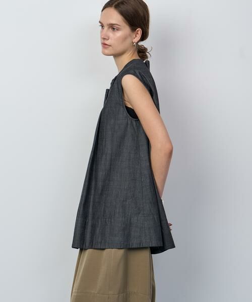 HOUSE OF LOTUS / ハウス オブ ロータス シャツ・ブラウス | シャンブレーデニムラッフルブラウス | 詳細7