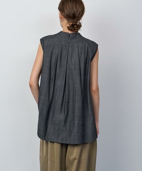 HOUSE OF LOTUS / ハウス オブ ロータス シャツ・ブラウス | シャンブレーデニムラッフルブラウス | 詳細8