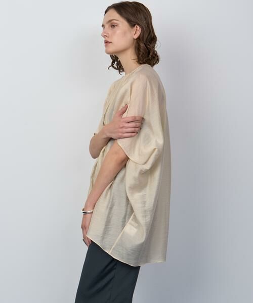 HOUSE OF LOTUS / ハウス オブ ロータス シャツ・ブラウス | シアーシルクブレンドフォルムブラウス | 詳細1