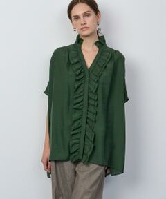 HOUSE OF LOTUS / ハウス オブ ロータス シャツ・ブラウス | シアーシルクブレンドフリルブラウス