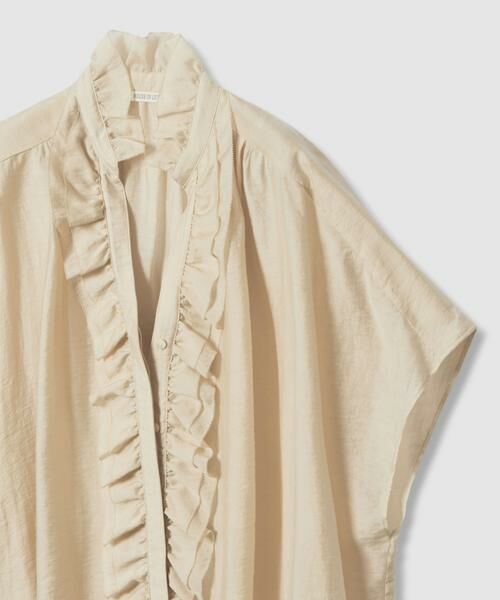 HOUSE OF LOTUS / ハウス オブ ロータス シャツ・ブラウス | シアーシルクブレンドフリルブラウス | 詳細10