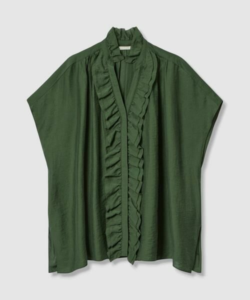 HOUSE OF LOTUS / ハウス オブ ロータス シャツ・ブラウス | シアーシルクブレンドフリルブラウス | 詳細13