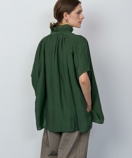HOUSE OF LOTUS / ハウス オブ ロータス シャツ・ブラウス | シアーシルクブレンドフリルブラウス | 詳細6