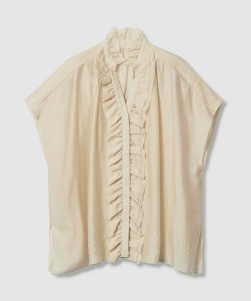 HOUSE OF LOTUS / ハウス オブ ロータス シャツ・ブラウス | シアーシルクブレンドフリルブラウス | 詳細8