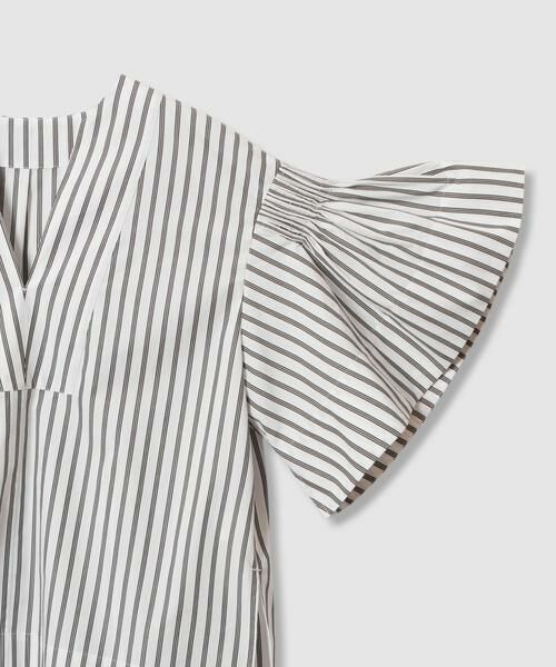 HOUSE OF LOTUS / ハウス オブ ロータス シャツ・ブラウス | ストライプタックシャーリングブラウス | 詳細10