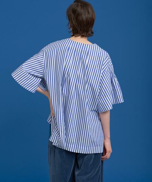 HOUSE OF LOTUS / ハウス オブ ロータス シャツ・ブラウス | ストライプタックシャーリングブラウス | 詳細2