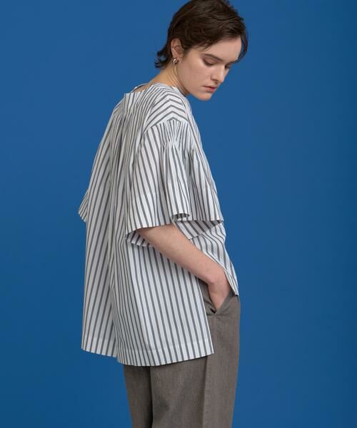 HOUSE OF LOTUS / ハウス オブ ロータス シャツ・ブラウス | ストライプタックシャーリングブラウス | 詳細4
