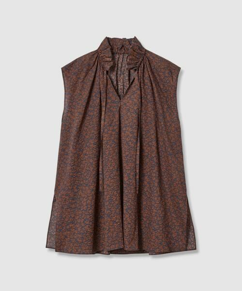 HOUSE OF LOTUS / ハウス オブ ロータス シャツ・ブラウス | ウェーブプリントギャザーノースリーブブラウス | 詳細13