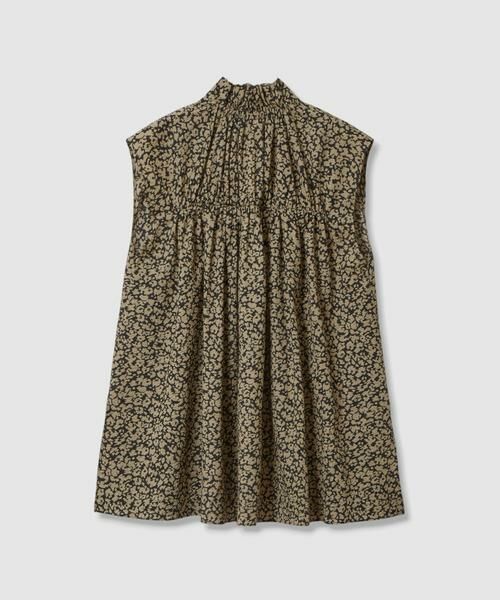 HOUSE OF LOTUS / ハウス オブ ロータス シャツ・ブラウス | ウェーブプリントギャザーノースリーブブラウス | 詳細9