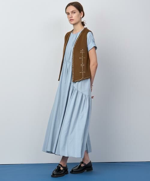 HOUSE OF LOTUS / ハウス オブ ロータス ワンピース | ブライトテンセルティアードワンピース | 詳細4