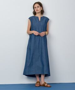 ハウスオブロータス house of lotusロングワンピース 袖シャツピンク HOUSE OF LOTUS｜ギンガムチェックギャザーワンピース | Rakuten