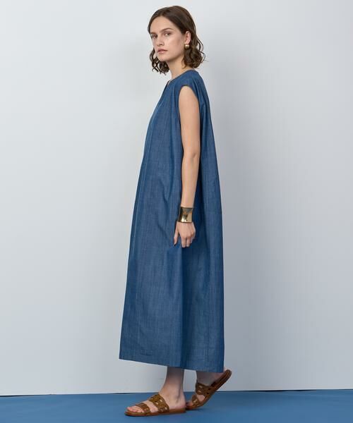 HOUSE OF LOTUS / ハウス オブ ロータス ワンピース | シャンブレーデニムフォルムワンピース | 詳細1