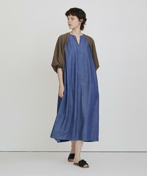 HOUSE OF LOTUS / ハウス オブ ロータス ワンピース | シャンブレーデニムフォルムワンピース | 詳細3