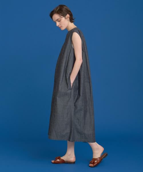 HOUSE OF LOTUS / ハウス オブ ロータス ワンピース | シャンブレーデニムフォルムワンピース | 詳細5