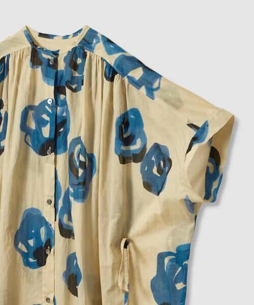 HOUSE OF LOTUS / ハウス オブ ロータス ワンピース | ブルーフラワーシャツワンピース | 詳細8