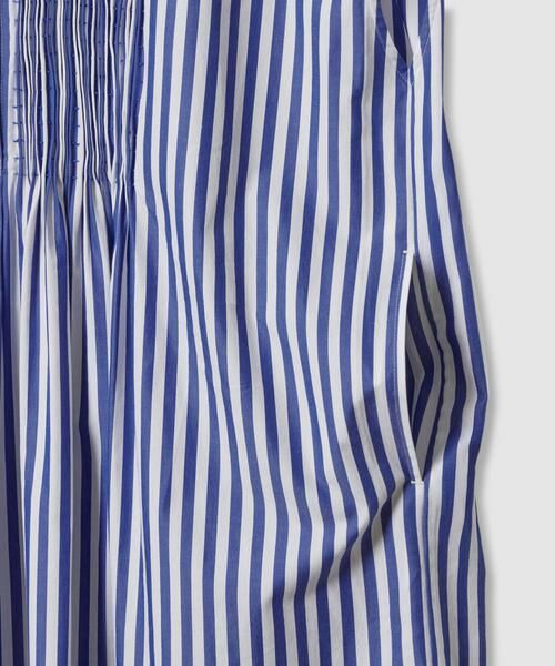 HOUSE OF LOTUS / ハウス オブ ロータス ワンピース | ストライプタックシャーリングワンピース | 詳細10