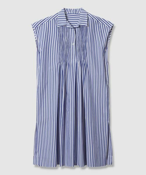 HOUSE OF LOTUS / ハウス オブ ロータス ワンピース | ストライプタックシャーリングワンピース | 詳細7