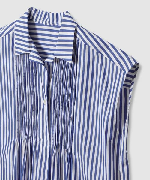HOUSE OF LOTUS / ハウス オブ ロータス ワンピース | ストライプタックシャーリングワンピース | 詳細9