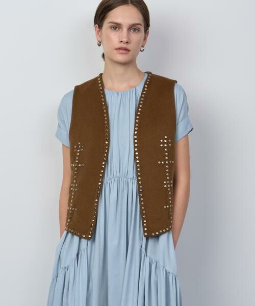 HOUSE OF LOTUS / ハウス オブ ロータス ベスト | ドッキングスタッズジレ | 詳細4