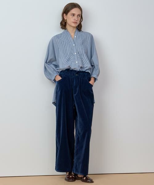 HOUSE OF LOTUS/ハウス オブ ロータス インディゴベルベットパンツ ネイビー 2