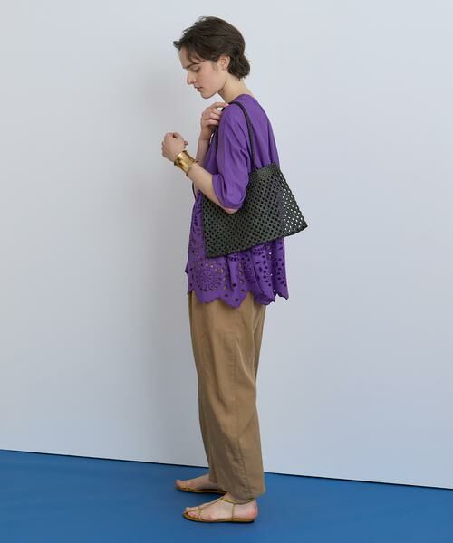 HOUSE OF LOTUS / ハウス オブ ロータス その他パンツ | フィブリルポプリンバレルストリングパンツ | 詳細3