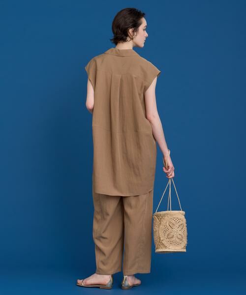 HOUSE OF LOTUS / ハウス オブ ロータス その他パンツ | フィブリルポプリンバレルストリングパンツ | 詳細7