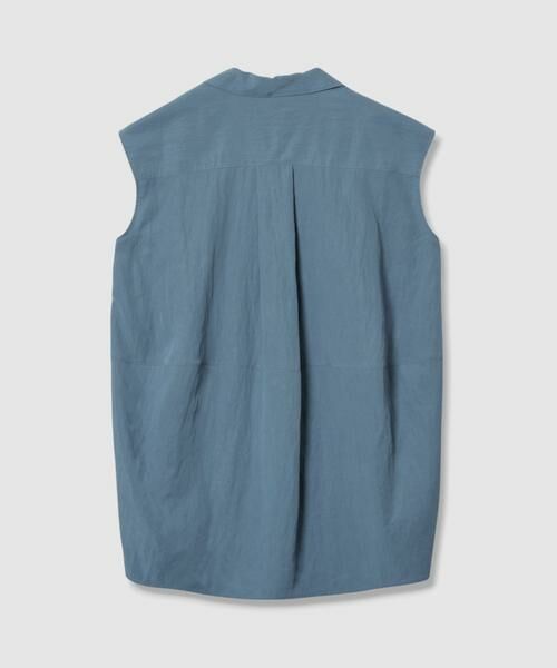 HOUSE OF LOTUS / ハウス オブ ロータス シャツ・ブラウス | フィブリルポプリンオープンカラーブラウス | 詳細8