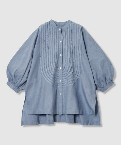 セール】 シャンブレーフリルシャツ （シャツ・ブラウス）｜HOUSE OF