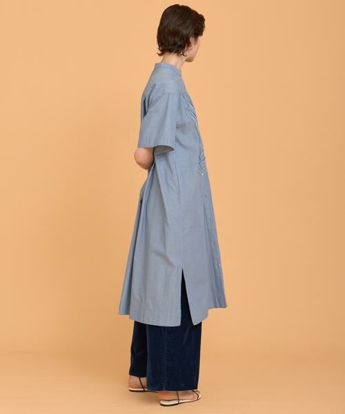 HOUSE OF LOTUS / ハウス オブ ロータス ワンピース | シャンブレーフリルシャツワンピース | 詳細2