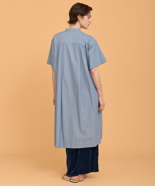 HOUSE OF LOTUS / ハウス オブ ロータス ワンピース | シャンブレーフリルシャツワンピース | 詳細3