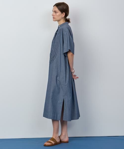 HOUSE OF LOTUS / ハウス オブ ロータス ワンピース | シャンブレーフリルシャツワンピース | 詳細5