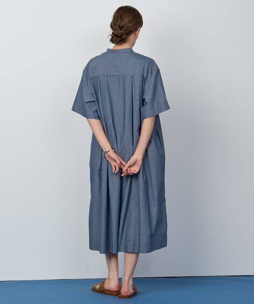 HOUSE OF LOTUS / ハウス オブ ロータス ワンピース | シャンブレーフリルシャツワンピース | 詳細6