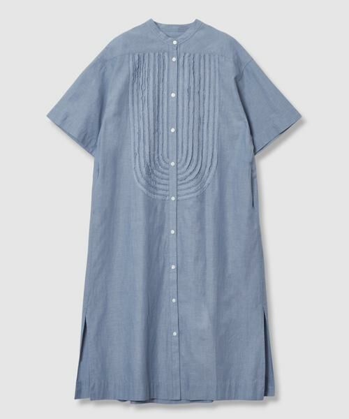 HOUSE OF LOTUS / ハウス オブ ロータス ワンピース | シャンブレーフリルシャツワンピース | 詳細8