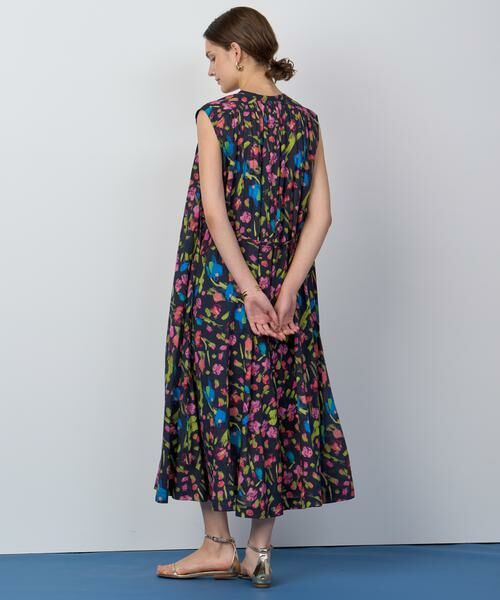 HOUSE OF LOTUS / ハウス オブ ロータス ワンピース | マルチフラワーノースリーブワンピース | 詳細3