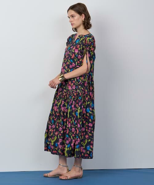 HOUSE OF LOTUS / ハウス オブ ロータス ワンピース | マルチフラワーティアードワンピース | 詳細1