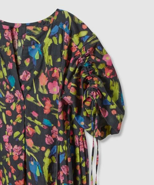 HOUSE OF LOTUS / ハウス オブ ロータス ワンピース | マルチフラワーティアードワンピース | 詳細10