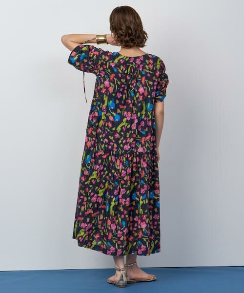 HOUSE OF LOTUS / ハウス オブ ロータス ワンピース | マルチフラワーティアードワンピース | 詳細3