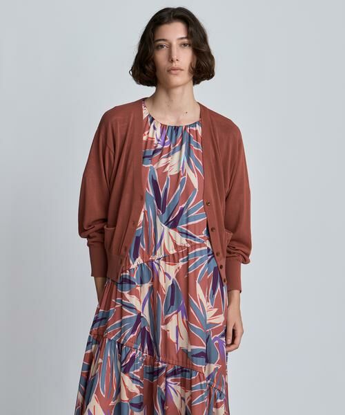 HOUSE OF LOTUS / ハウス オブ ロータス ワンピース | クレインフラワーシャーリングワンピース | 詳細5