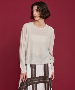 HOUSE OF LOTUS / ハウス オブ ロータス ニット・セーター | シアーニットプルオーバー