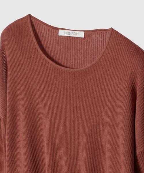 HOUSE OF LOTUS / ハウス オブ ロータス ニット・セーター | シアーニットプルオーバー | 詳細16