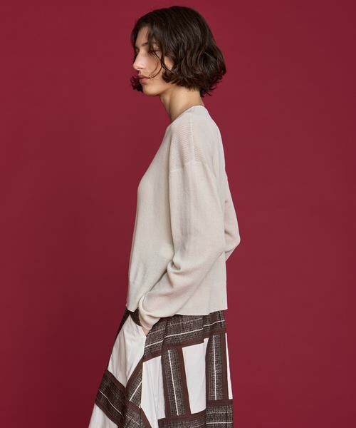 HOUSE OF LOTUS / ハウス オブ ロータス ニット・セーター | シアーニットプルオーバー | 詳細4