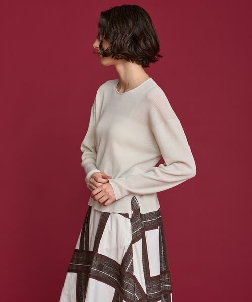 HOUSE OF LOTUS / ハウス オブ ロータス ニット・セーター | シアーニットプルオーバー | 詳細5
