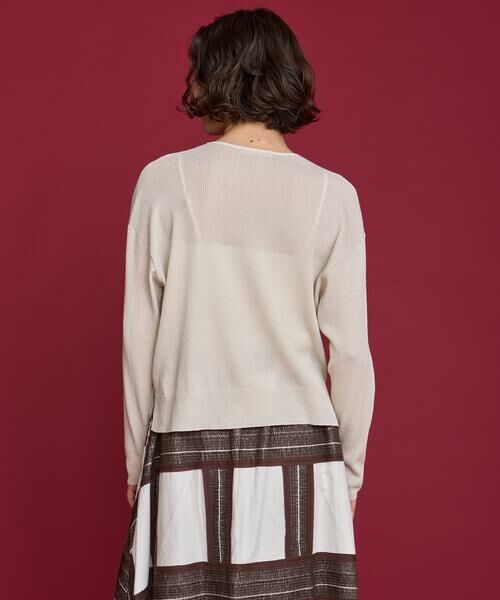 HOUSE OF LOTUS / ハウス オブ ロータス ニット・セーター | シアーニットプルオーバー | 詳細6