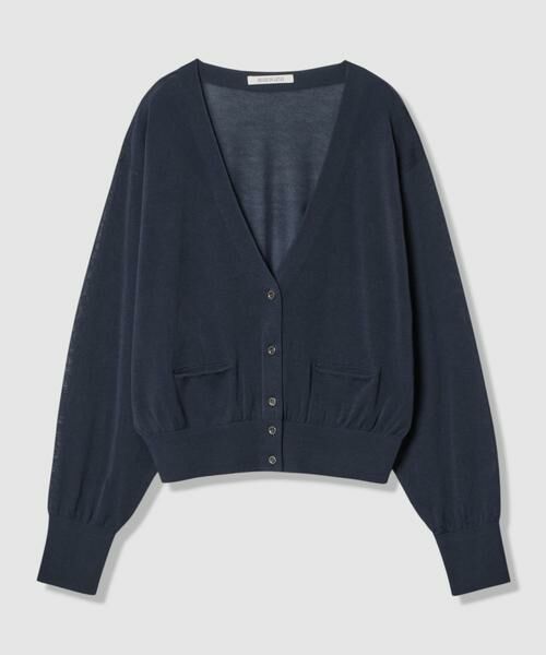 HOUSE OF LOTUS / ハウス オブ ロータス カーディガン・ボレロ | シアーニットVネックカーディガン | 詳細12