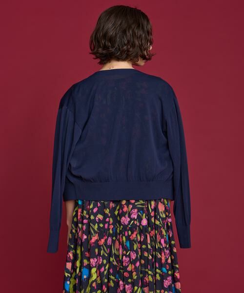 HOUSE OF LOTUS / ハウス オブ ロータス カーディガン・ボレロ | シアーニットVネックカーディガン | 詳細7