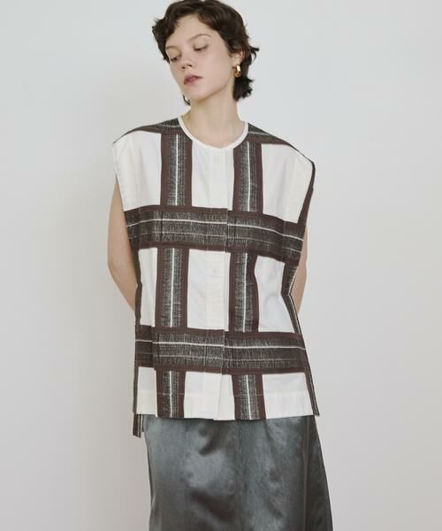 HOUSE OF LOTUS/ハウス オブ ロータス ジオメトリックエンブロイダリージレ ブラウン 2 HOUSE OF LOTUS/ハウス オブ ロータス ジオメトリックエンブロイダリージレ ブラウン 2