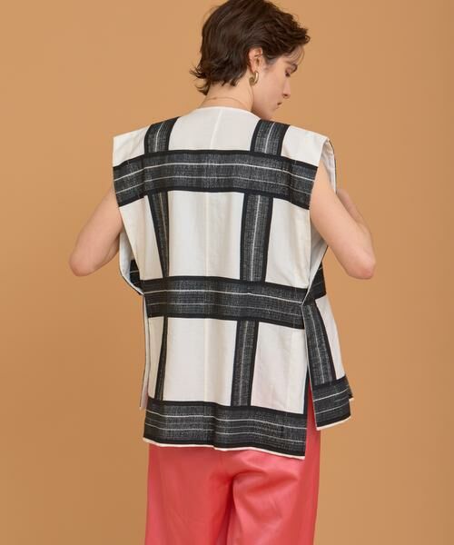 HOUSE OF LOTUS / ハウス オブ ロータス ベスト | ジオメトリックエンブロイダリージレ | 詳細11