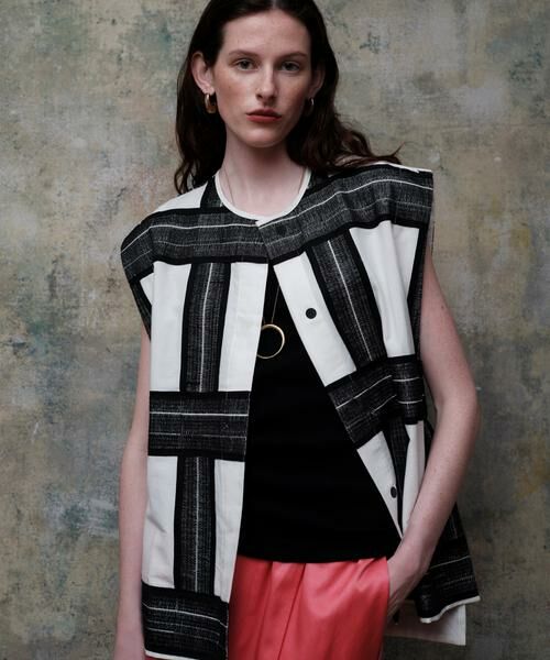 HOUSE OF LOTUS / ハウス オブ ロータス ベスト | ジオメトリックエンブロイダリージレ | 詳細13