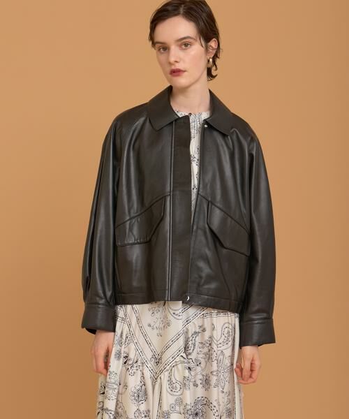 HOUSE OF LOTUS / ハウス オブ ロータス ブルゾン | レザーブルゾン(ブラック)