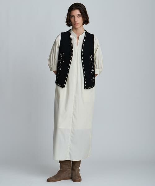 HOUSE OF LOTUS / ハウス オブ ロータス ワンピース | コットンブロードパフスリーブドレス | 詳細4